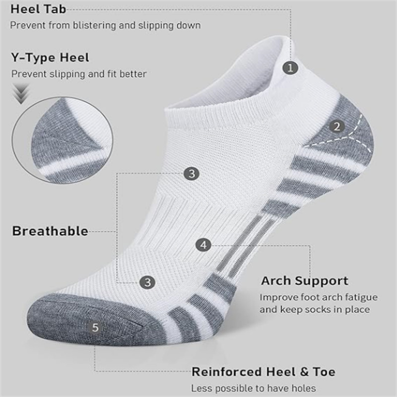 Unisexowe amortyzowane, oddych – Socks Ankle Men recenzja i cena